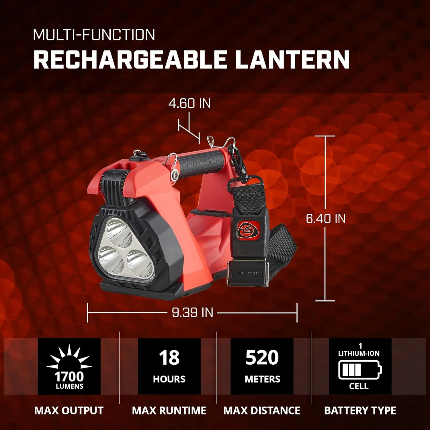 STREAMLIGHT Vulcan Clutch 1700-Lumen Rechargeable Multi-Function Lantern