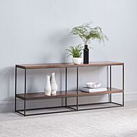Modern Industrial Wood & Metal TV Stand | Media Console Table Modern Industrial Wood & Metal TV Stand | Media Console Table