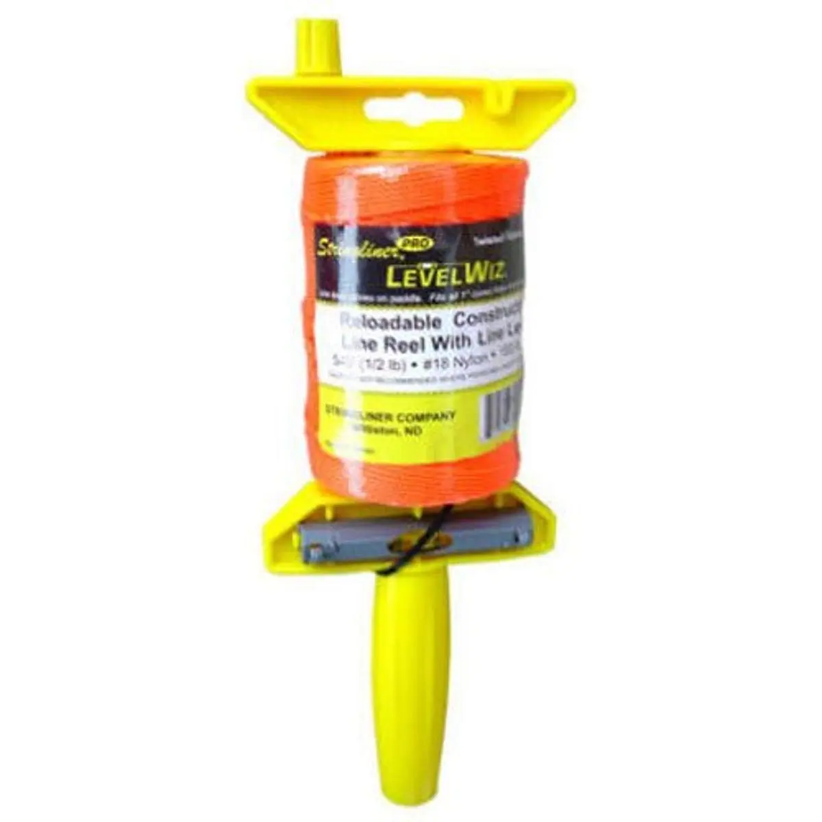 COMPANY 24406 Twisted 540-Feet Reloadable Level Line Reel, Fluorescent Orange