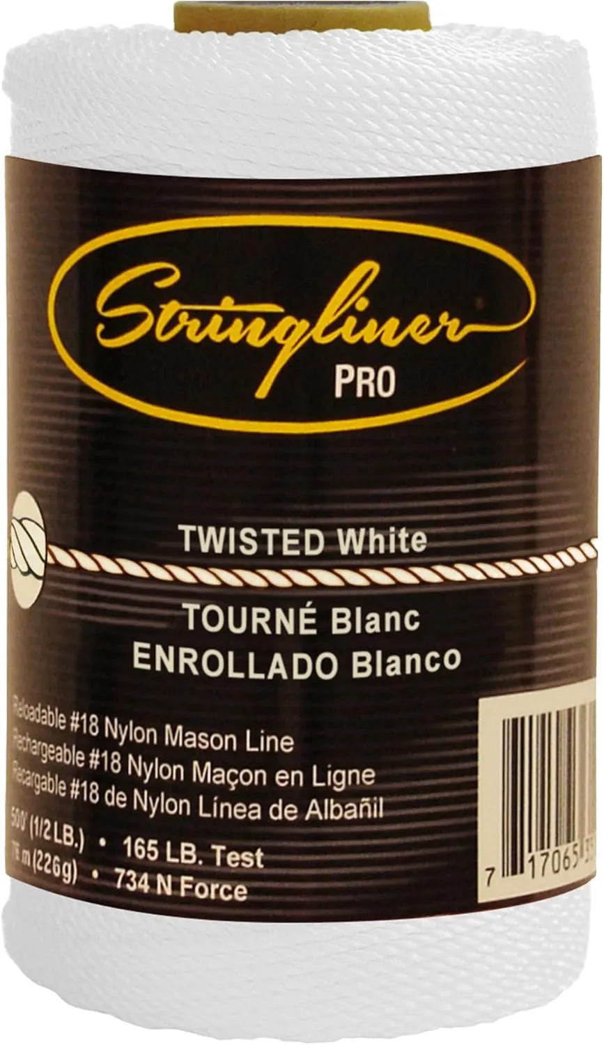 Twine #18x540ft White Twist Nylon