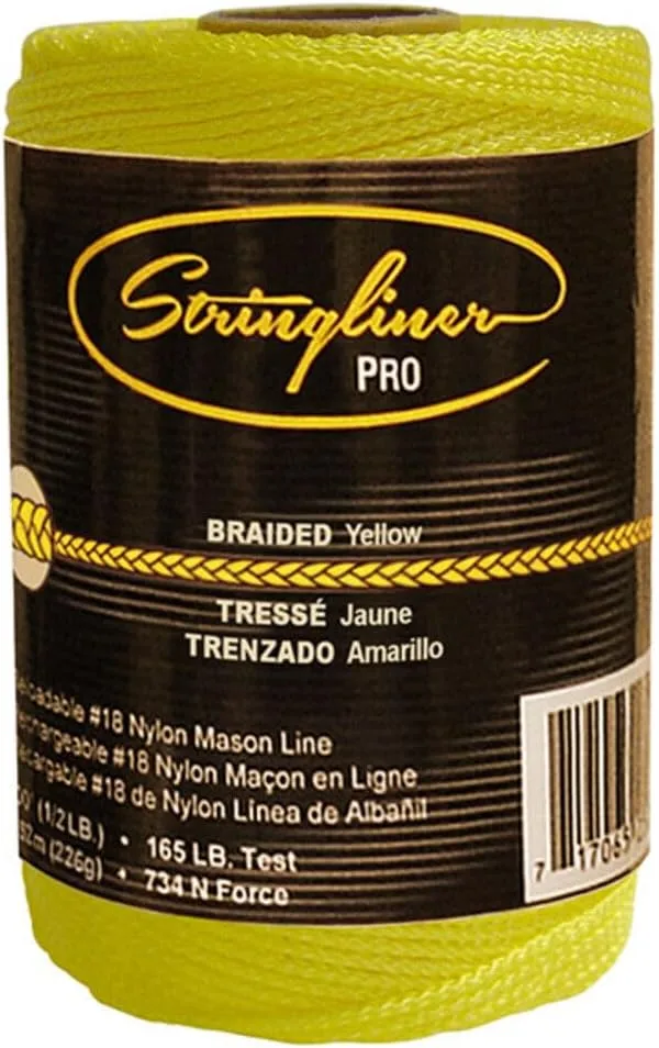 YELLOW BRAIDED TWINE-500'-REFILL