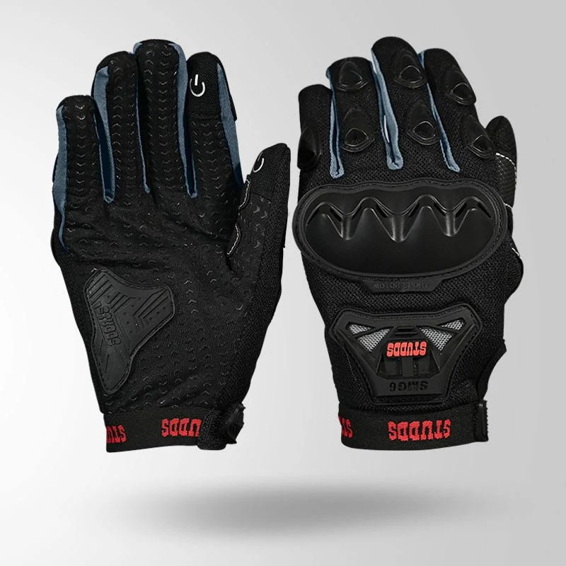 STUDDS GLOVES SMG-6 GREY (S) WITH TOUCH STUDDS GLOVES SMG-6 GREY (S) WITH TOUCH