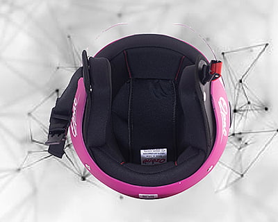 OZONE OPAL PINK C/V (520 MM)-KIDS HELMET