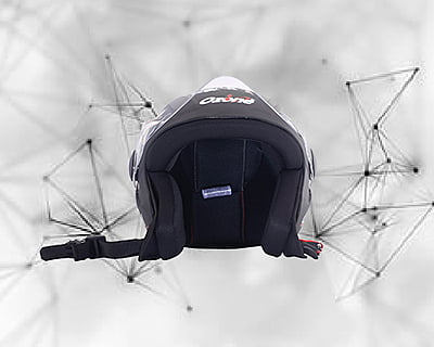 OZONE OPAL S.BLACK C/V (520 MM)-KIDS HELMET