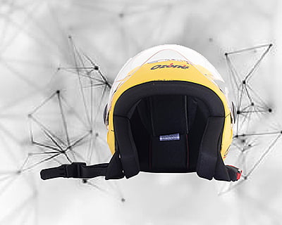 OZONE OPAL MATT YELLOW C/V (520 MM)-KIDS HELMET