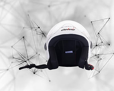 OZONE OPAL WHITE C/V (520 MM)-KIDS HELMET