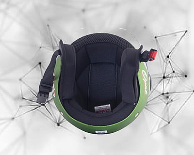 OZONE OPAL MT. GREEN C/V (520 MM)-KIDS HELMET