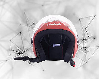 OZONE OPAL RED C/V (520 MM)-KIDS HELMET