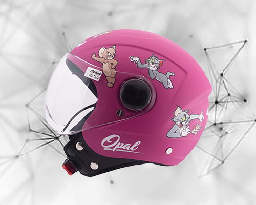 OZONE OPAL PINK C/V (520 MM)-KIDS HELMET