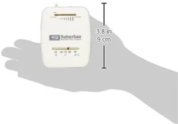 Suburban 161154 Wall Thermostat - Heat Only - White