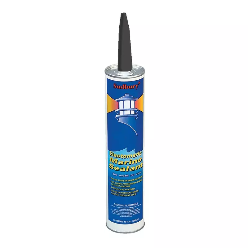 Sudbury 302 Elastomeric Marine Sealant, 10-Ounce, Black