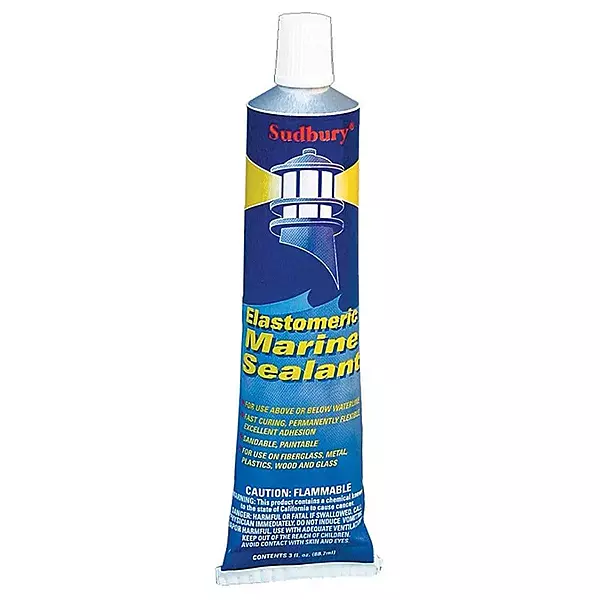 Sudbury 320 Elastomeric Marine Sealant, 3-Ounce, White