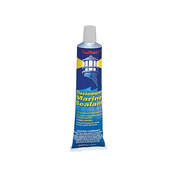 Sudbury 321 Elastomeric Marine Sealant, 3-Ounce, Clear