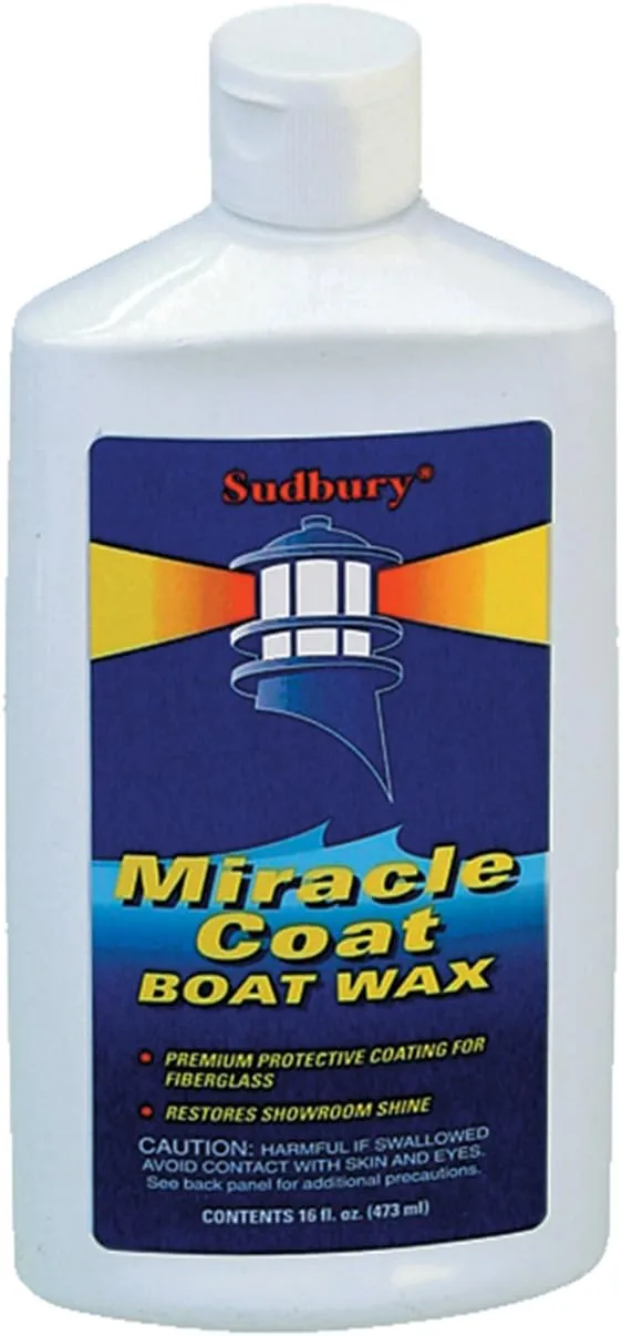 Sudbury 412 Miracle Coat Boat Wax, 16-Ounce Liquid