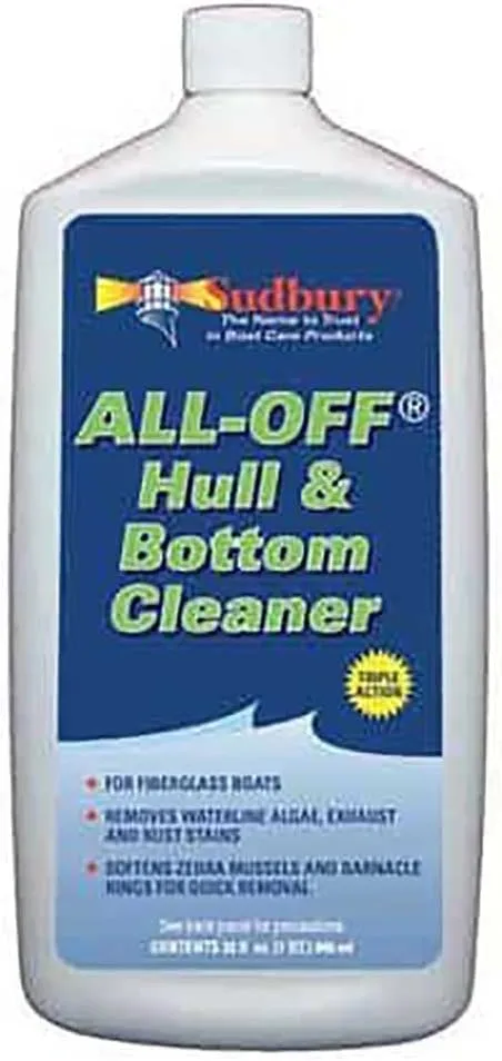 Sudbury 2032 All-Off Hull and Bottom Cleaner - 32 oz., Beige