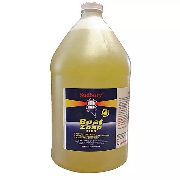 Sudbury Boat Zoap Plus, Boat Cleaner Soap, Multi-Purpose Boat Soap, Essential Boat Accessories, 128 oz.