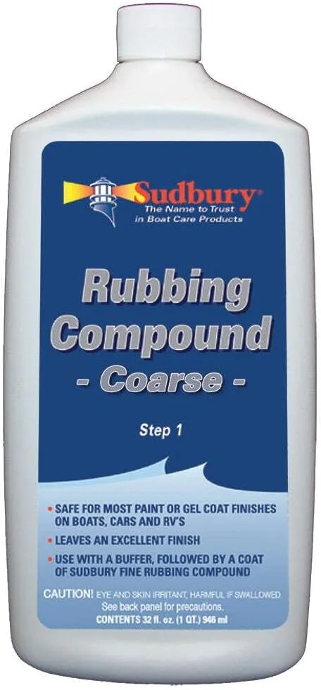 Sudbury Rubbing Compound Coarse - Step 1-32oz Fluid
