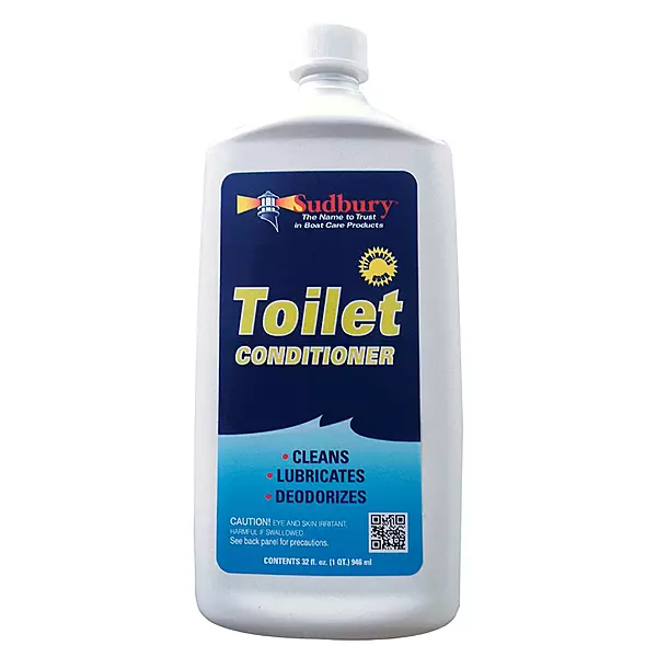Sudbury Toilet Cleaner, Odor Eliminator for Marine Toilets, Essential Boat Accessories and Boat Cleaning Supplies, 32 oz.