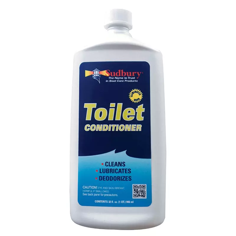 Sudbury Toilet Cleaner, Odor Eliminator for Marine Toilets, Essential Boat Accessories and Boat Cleaning Supplies, 32 oz.