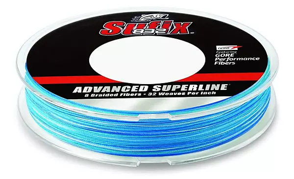 Sufix 832  Advanced Superline  Braid - 10lb - Coastal Camo- 150 yds
