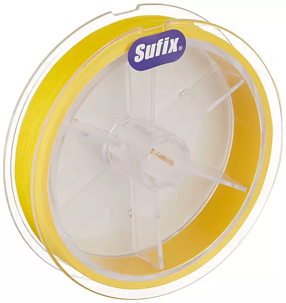 Sufix 832 Advanced Superline Braid, Hi-Vis Yellow, 10-Pound/300-Yard Spool (660-110Y)