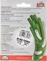 Sufix 832 Advanced Superline Braid, Hi-Vis Yellow, 20-Pound/300-Yard Spool (660-120Y)