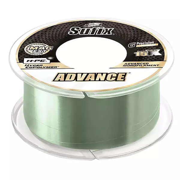 SUFIX Advance Lo-Vis Green Monofilament Fishing Line