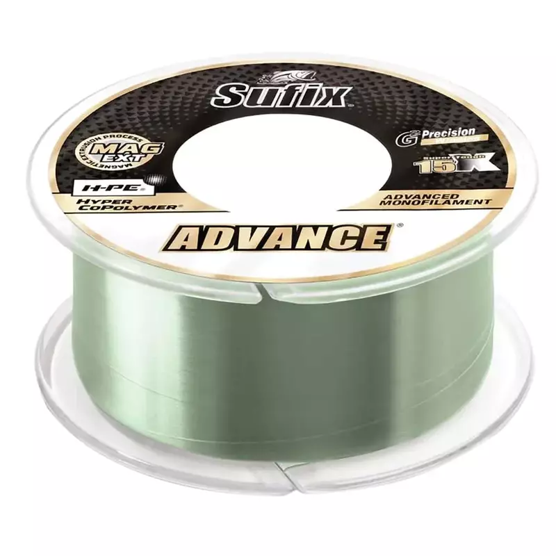 SUFIX Advance Lo-Vis Green Monofilament Fishing Line