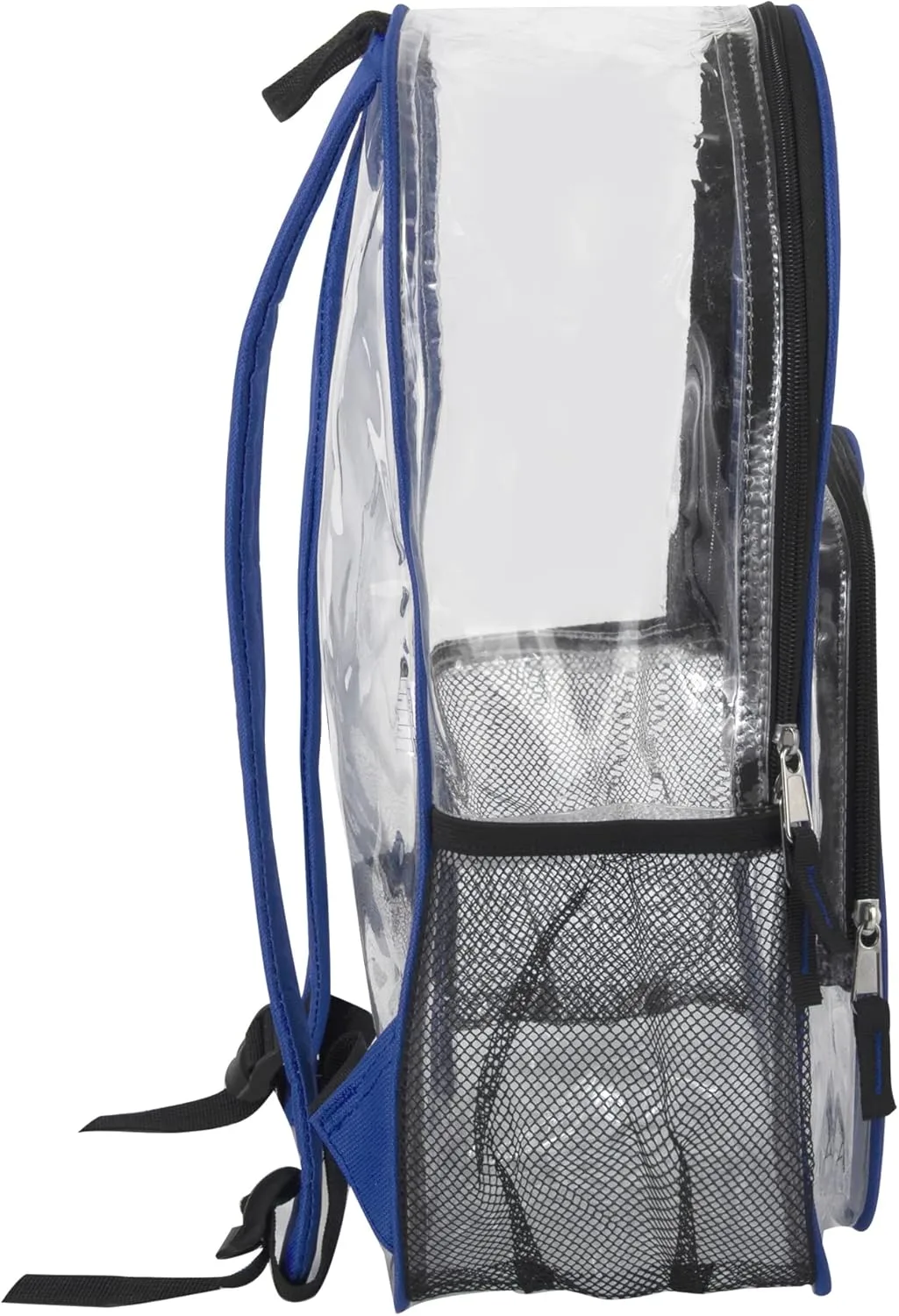 Summit Ridge Waterproof Clear Backpack with Water Bottle Holder - Stadium Approved Heavy-Duty Clear Backpack