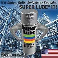 Super Lube 41160 Synthetic Grease (NLGI 2), 14.1 oz Canister, Translucent White 14.1oz/400g Canister