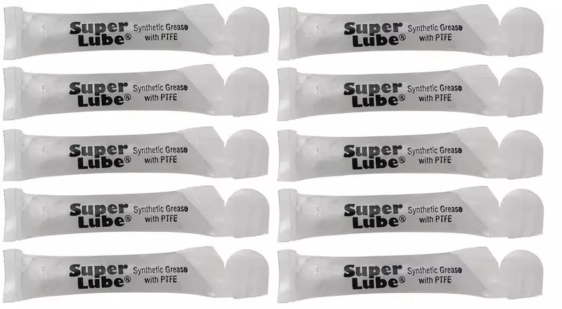 10 x Super Lube 82340 Multi Purpose Synthetic Grease USDA Dielectric PTFE 1 ml