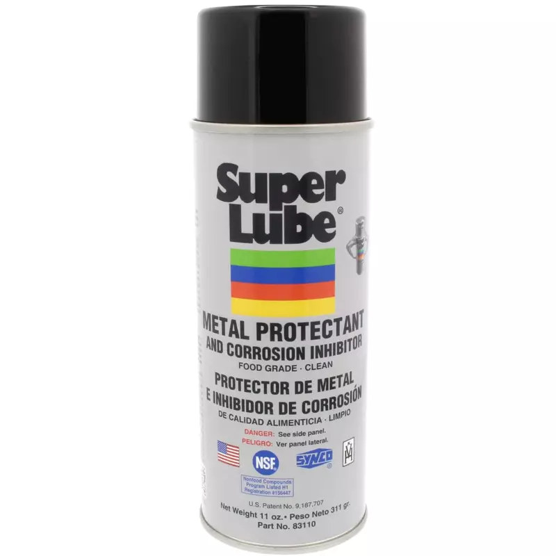Super Lube Metal Protectant & Corrosion Inhibiter (Translucent Clear, 11oz Aerosol) | High Dielectric Constant | Loosens
