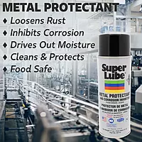 Super Lube Metal Protectant & Corrosion Inhibiter (Translucent Clear, 11oz Aerosol) | High Dielectric Constant | Loosens