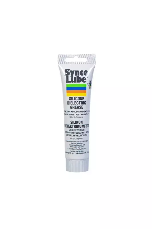 SUPER LUBE Silicone Dielectric & Vacuum Grease - 3 oz Tube