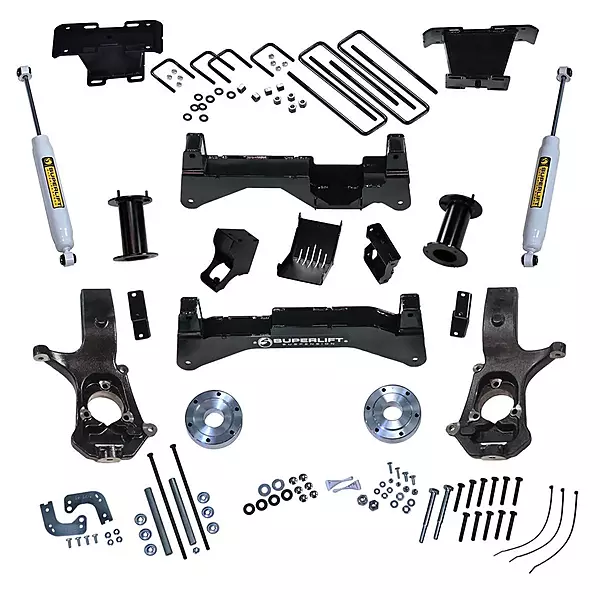 RealTruck SUPERLIFT SUSPENSION | 3584 | Component Box | One Box of Multi Box Kit | Fits 2007-2018 Chevy Silverado / GMC Sierra 4WD w/ Aluminum or Stamp Steel or Cast Steel Control Arms