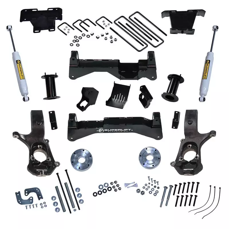 RealTruck SUPERLIFT SUSPENSION | 3584 | Component Box | One Box of Multi Box Kit | Fits 2007-2018 Chevy Silverado / GMC Sierra 4WD w/ Aluminum or Stamp Steel or Cast Steel Control Arms