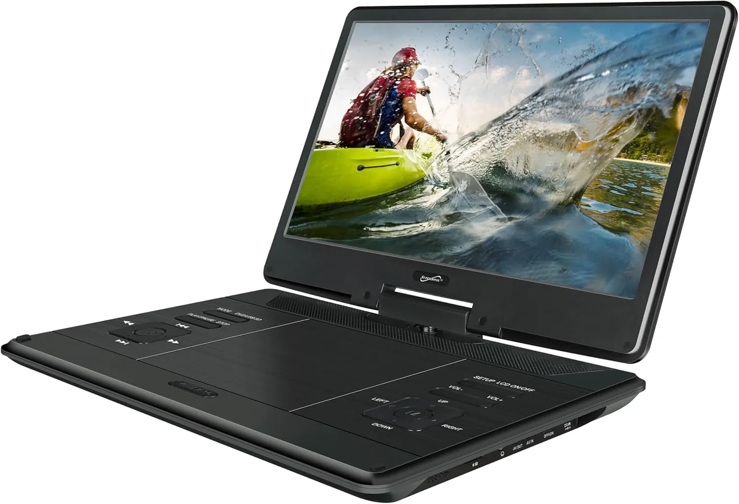 Supersonic SC-2514 14" Portable DVD Player with 270° Swivel LED