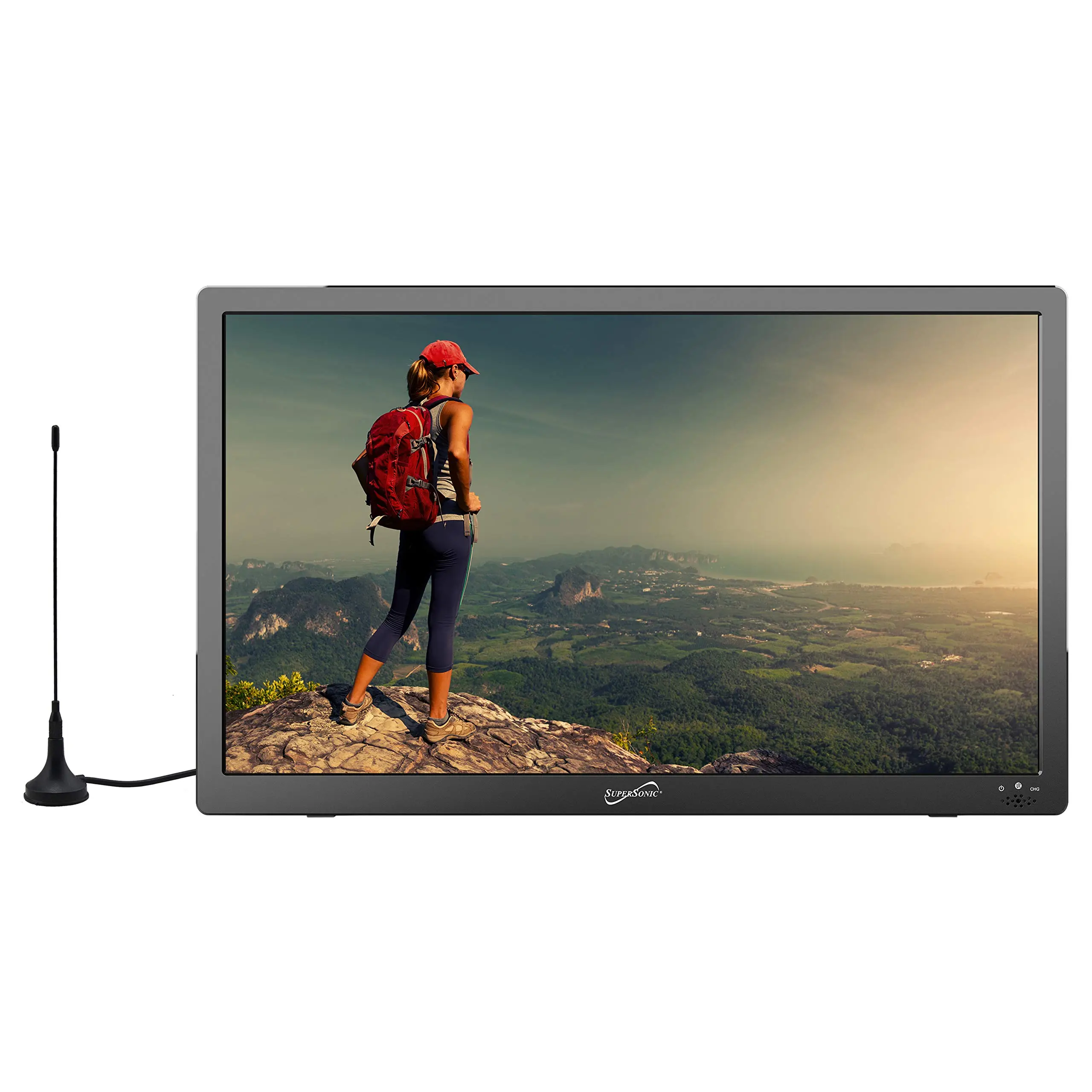 Supersonic Portable LED TV with Digital Tuner & Rechargeable Battery
