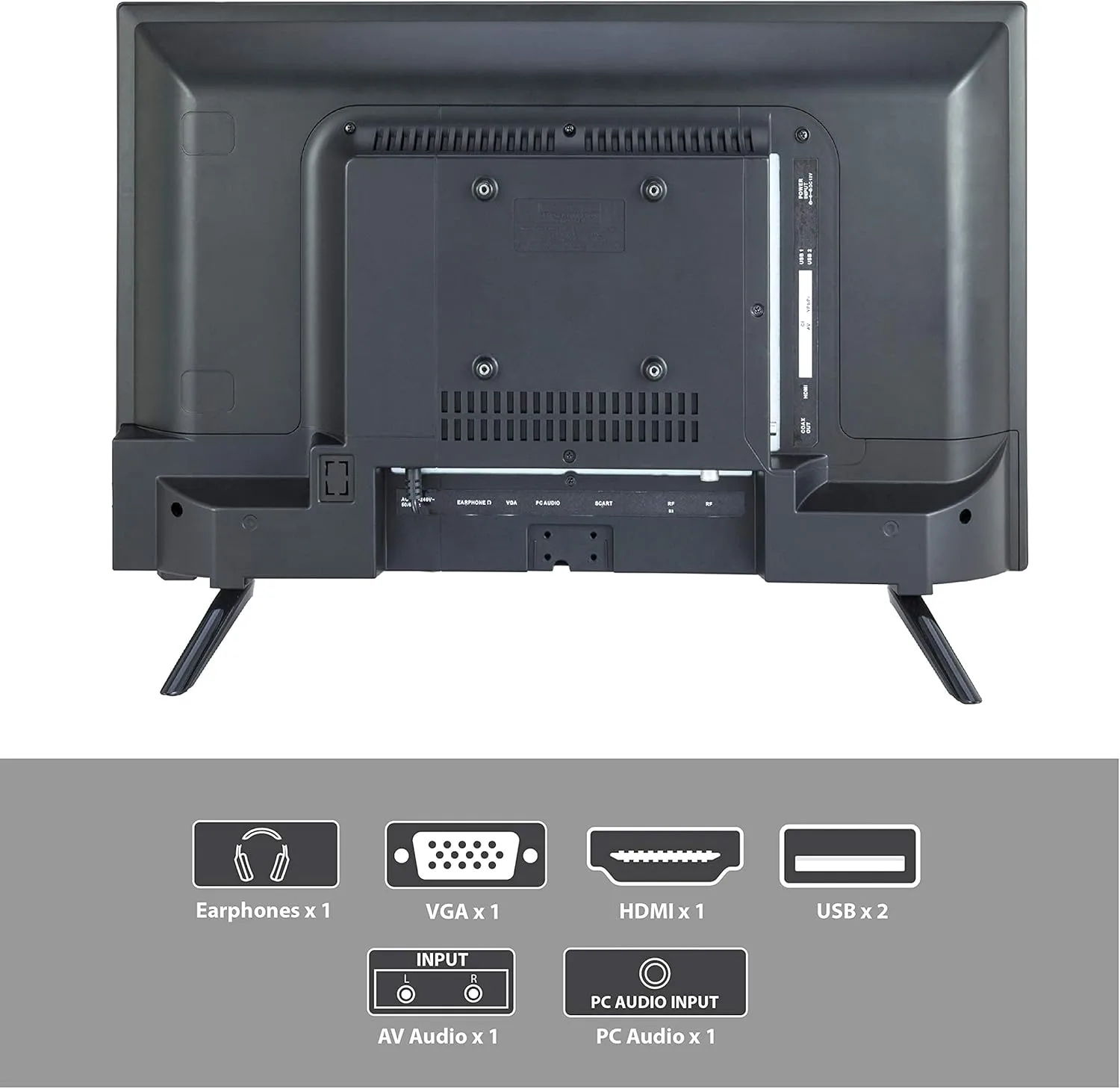 SUPERSONIC LED HDTV with HDMI and USB