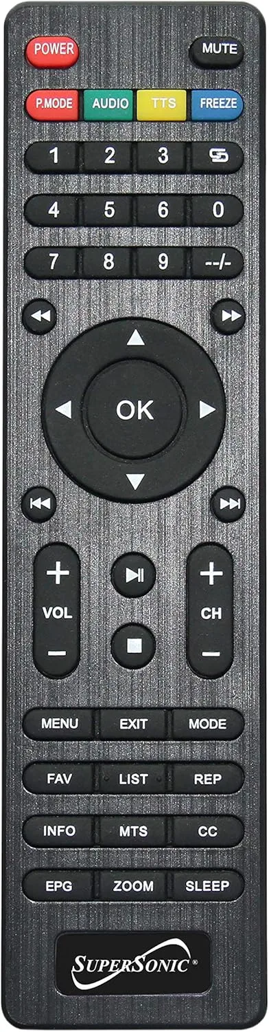 Supersonic Portable LED TV with Digital Tuner & Rechargeable Battery