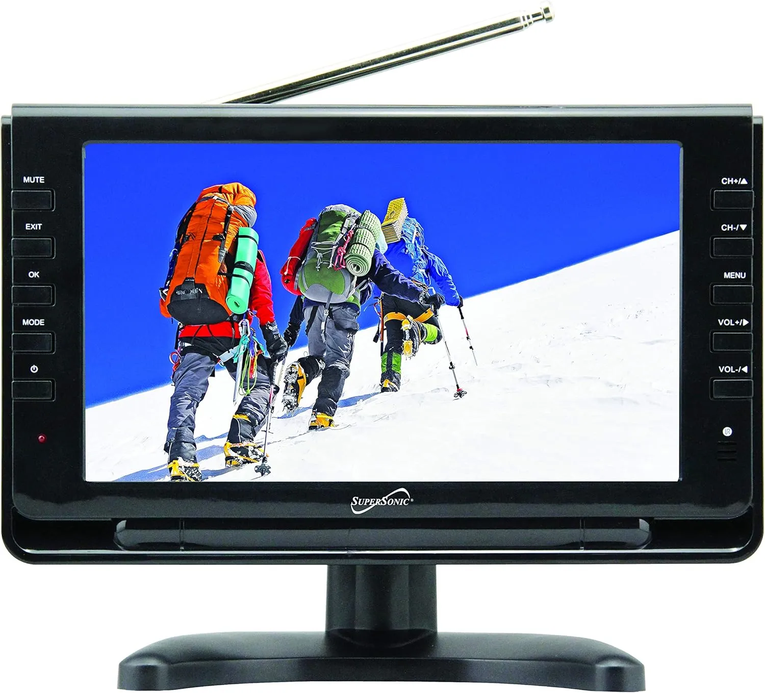 Supersonic Portable LED TV with Digital Tuner & Rechargeable Battery