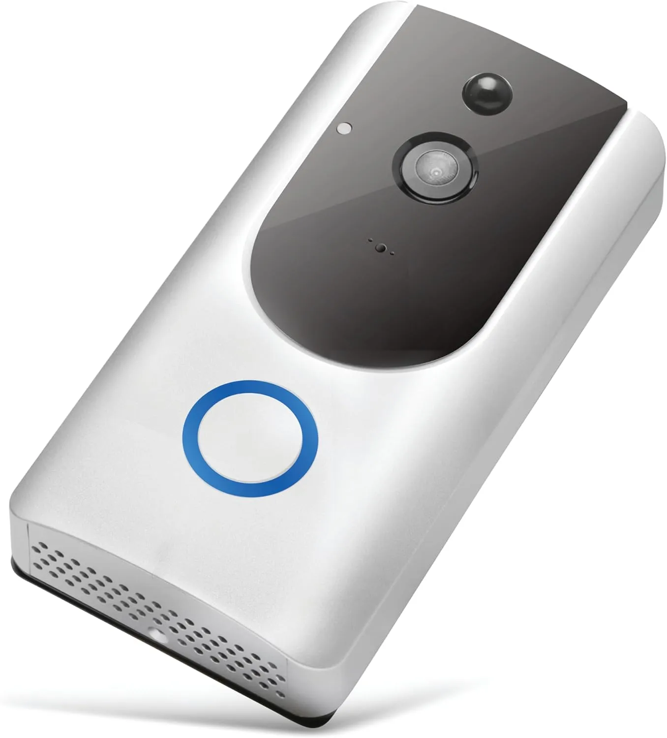 Supersonic SC-5000VD Smart WiFi Doorbell Camera, with 1080P HD Video Recording, Voice Call Intercom, Infrared Night Vision, Remote Monitor, Intercom, Trigger, Built-in SD Card, No Wire Connection