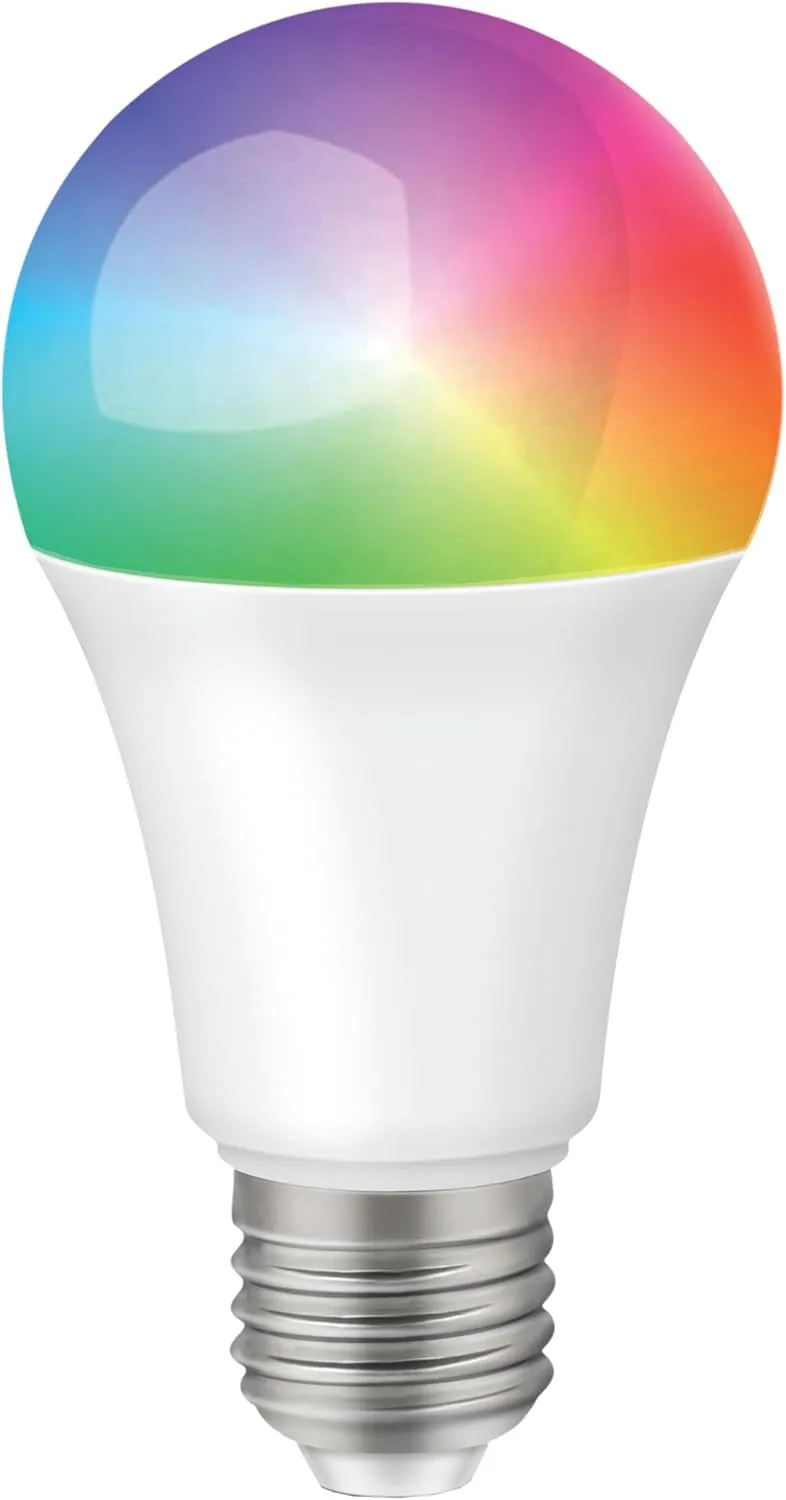 Supersonic SC-846SB Smart LED Bulb with WiFi and Alexa Enabled, WiFi, App Control, 16 Million Colors, 806 Lumen, Scheduling, Multiple Scenes, Easy Installation, Android/iOS, Energy Efficiency