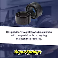 SuperSprings CSS-1168 Coil SumoSprings – Pair, Black, 1.68 in Inner Wall