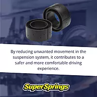 SuperSprings CSS-1168 Coil SumoSprings – Pair, Black, 1.68 in Inner Wall