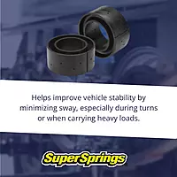 SuperSprings CSS-1168 Coil SumoSprings – Pair, Black, 1.68 in Inner Wall