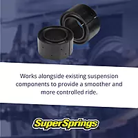 SuperSprings CSS-1195 | Coil SumoSprings for various applications | 1.95 inch inner wall height, Black