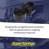 SuperSprings CSS-1195 | Coil SumoSprings for various applications | 1.95 inch inner wall height, Black
