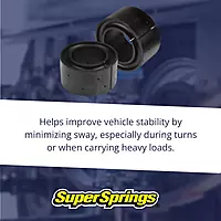 SuperSprings CSS-1195 | Coil SumoSprings for various applications | 1.95 inch inner wall height, Black