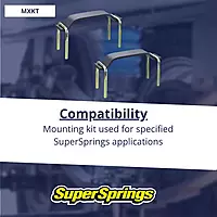SuperSprings MXKT Mounting Kit for SuperSprings Applications - Black